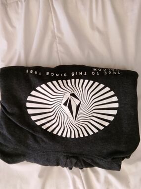 Volcom Black Performance Jacket with White Radiant Logo